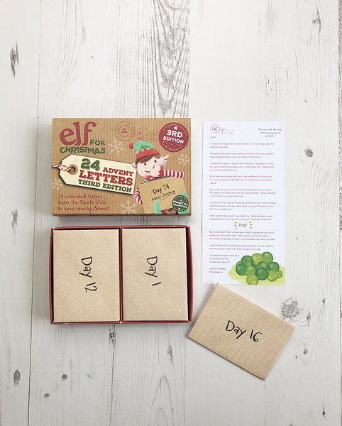 Third Edition Advent Letter Set, Unique Christmas Advent Calendar Idea