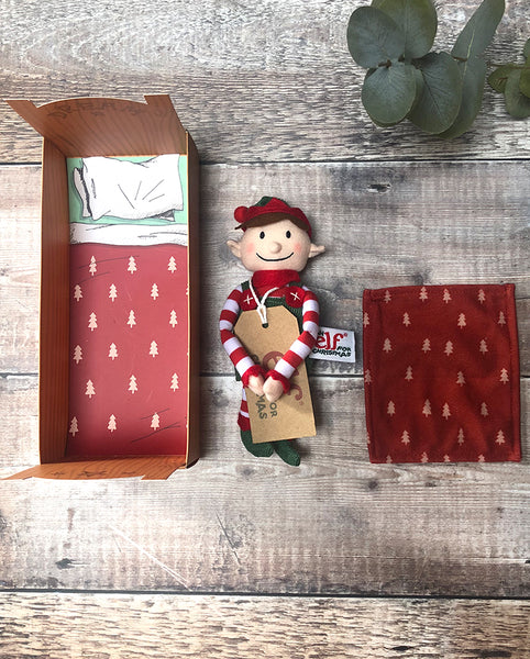 Little Boy Elf and Bed Set