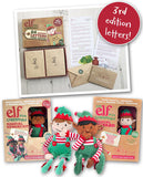 Christmas Elf Toy & Magical Reward Kit and Third Edition Advent Letter Set Bundle
