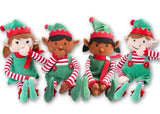 Dark-Skinned Christmas Boy Elf Toy & Magical Reward Kit