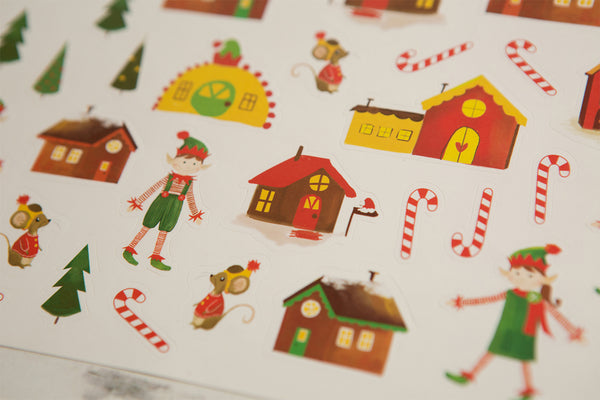 North Pole Sticker Set